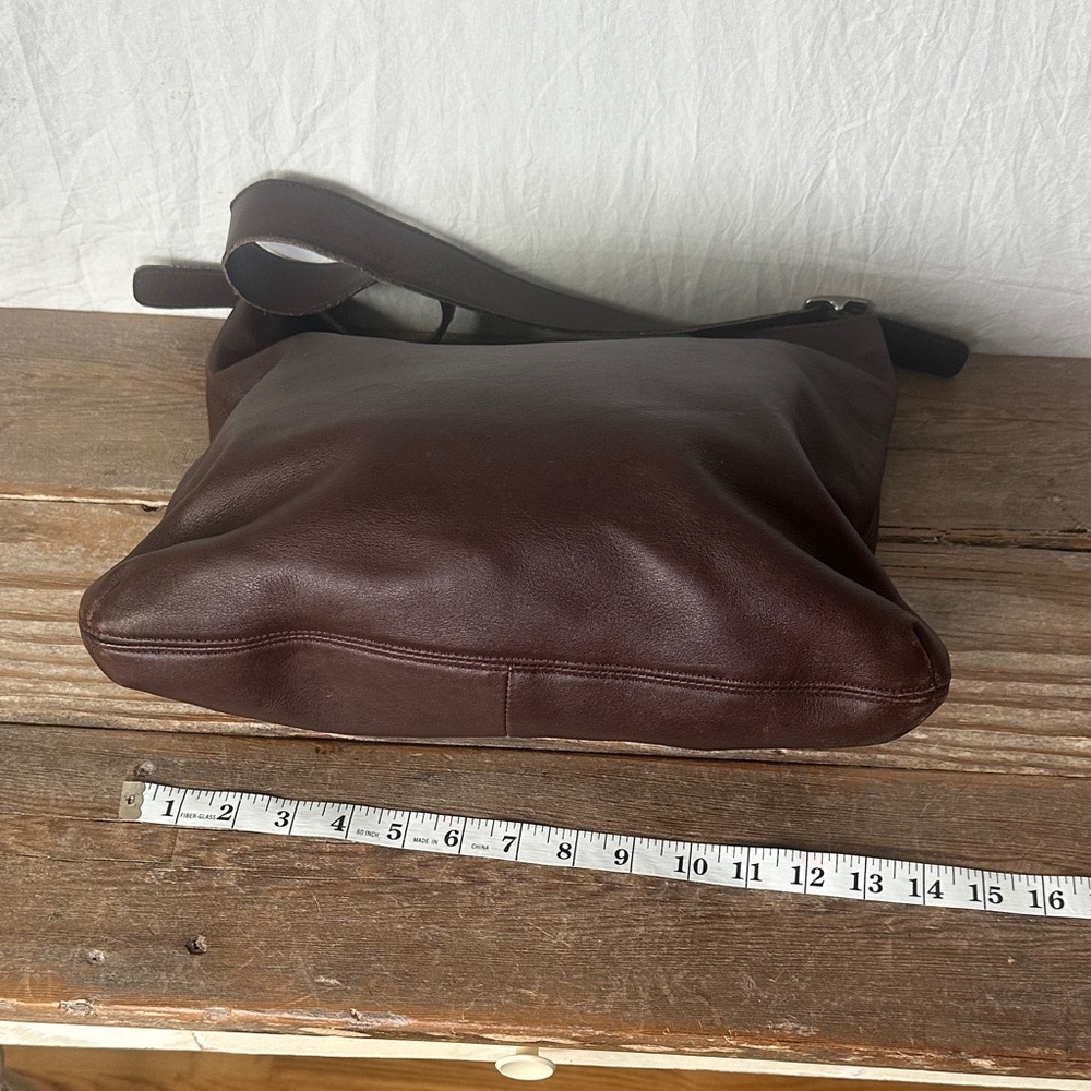 Coach Rich Brown Leather Slim Legacy Shoulder Bag - Picture 7 of 11
